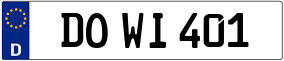 Truck License Plate